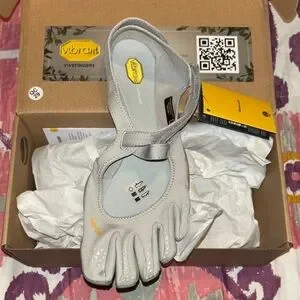 Vibram | Shoes | Vibram Silver Fivefingers Toe Shoes | Poshmark